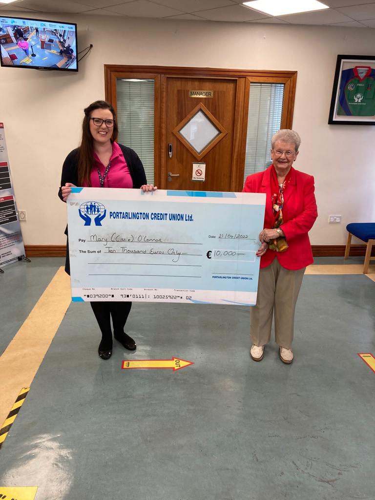 April Cash Draw Winner