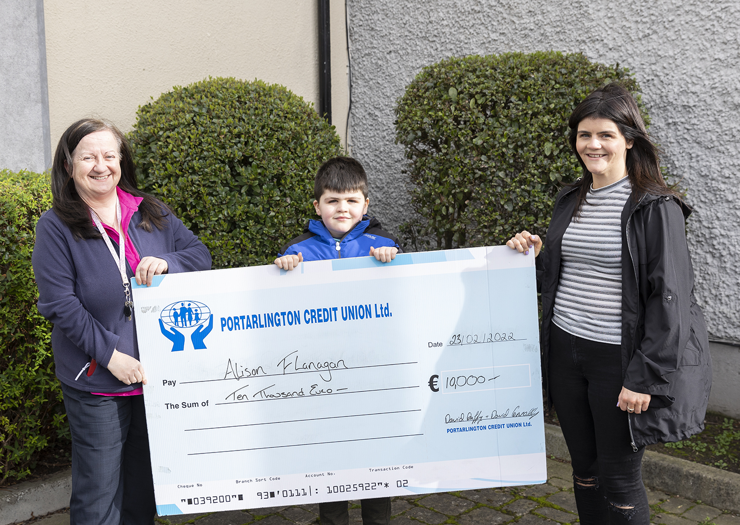 February Cash Draw Winner